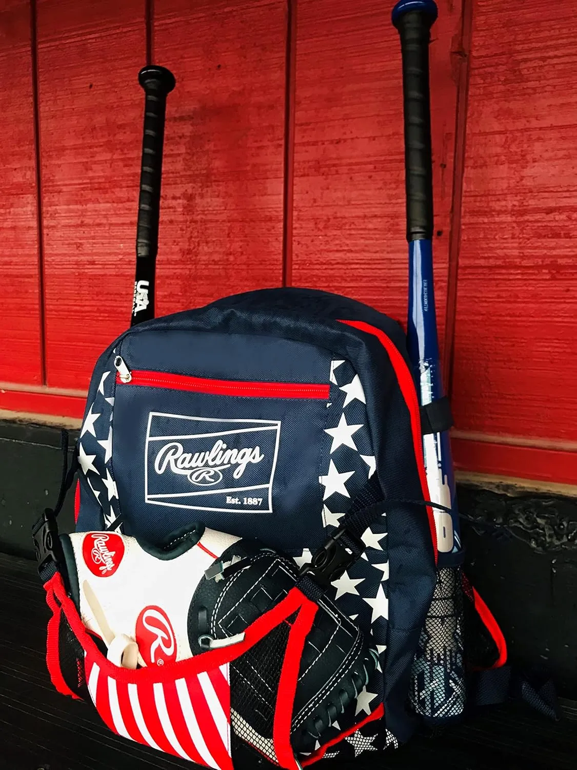 Rawlings | REMIX T-Ball & Youth Backpack Equipment Bag | Baseball/Softball | Multiple Colors