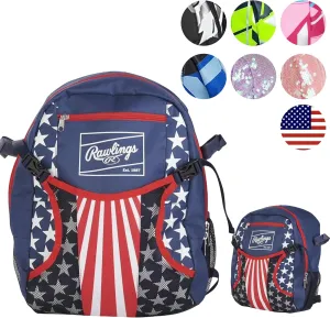 Rawlings | REMIX T-Ball & Youth Backpack Equipment Bag | Baseball/Softball | Multiple Colors