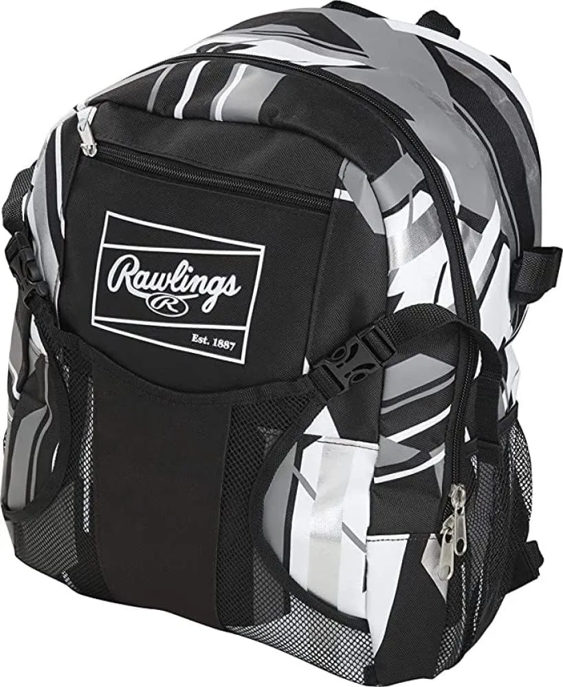 Rawlings | REMIX T-Ball & Youth Backpack Equipment Bag | Baseball/Softball | Multiple Colors