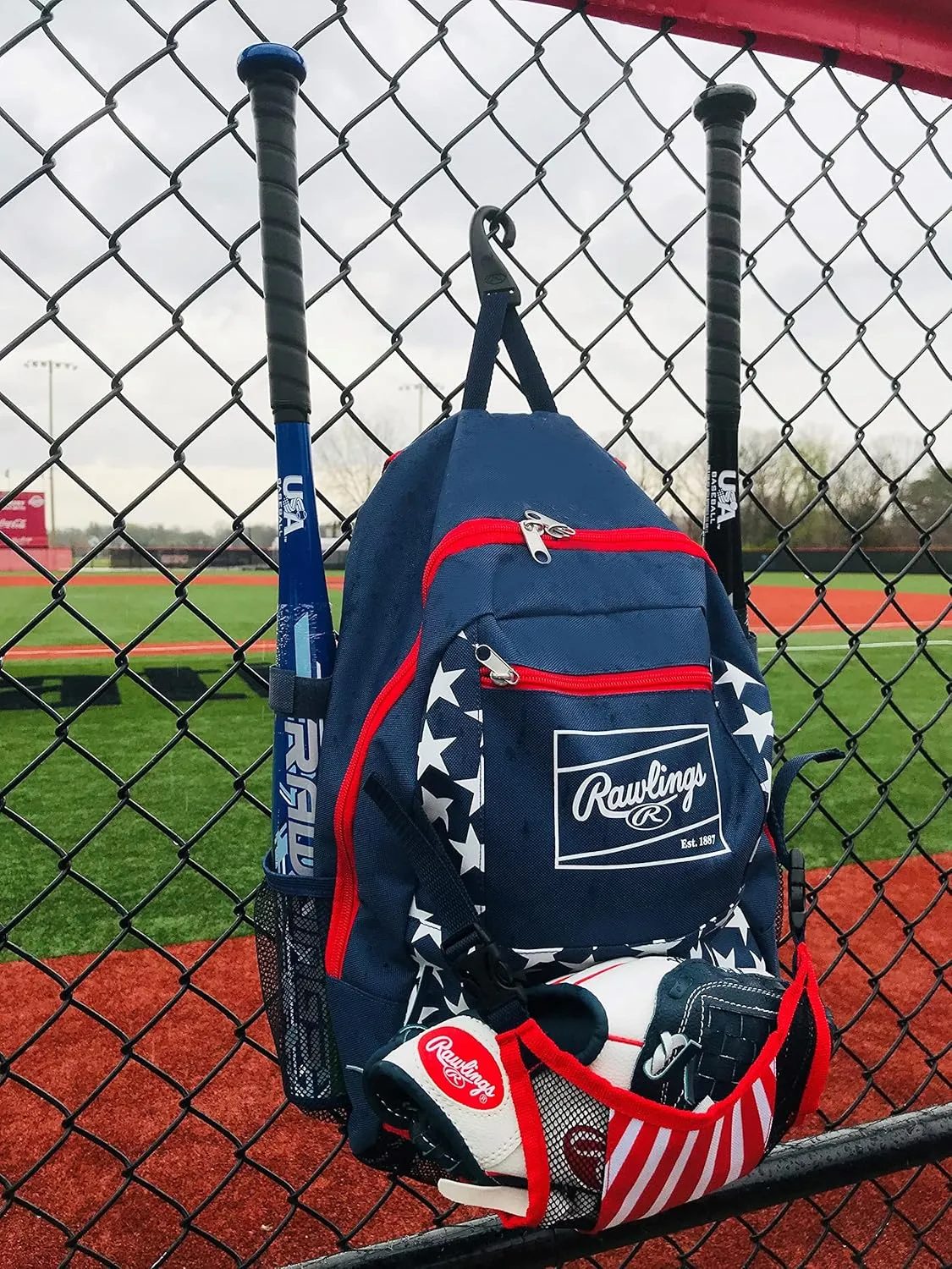 Rawlings | REMIX T-Ball & Youth Backpack Equipment Bag | Baseball/Softball | Multiple Colors