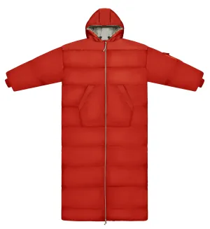 Red Long Sleeve Sleeping Bag Jacket L-XXL