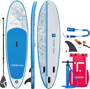 redder Stand Up Paddle Board Inflatable SUP Board for Kids and Adult Stand Up Paddling Board with Leash, Paddle, Backpack, Pump, Repair Kit, Non-Slip Deck Kayak Surfing Fishing SUP Board