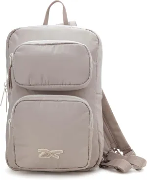 Reebok Unisex Crossbody Bag - Compact Sling Crossbody Bags for Women and Men with Convertible Strap for Gym and Travel, Size One Size, Mikayla Stucco