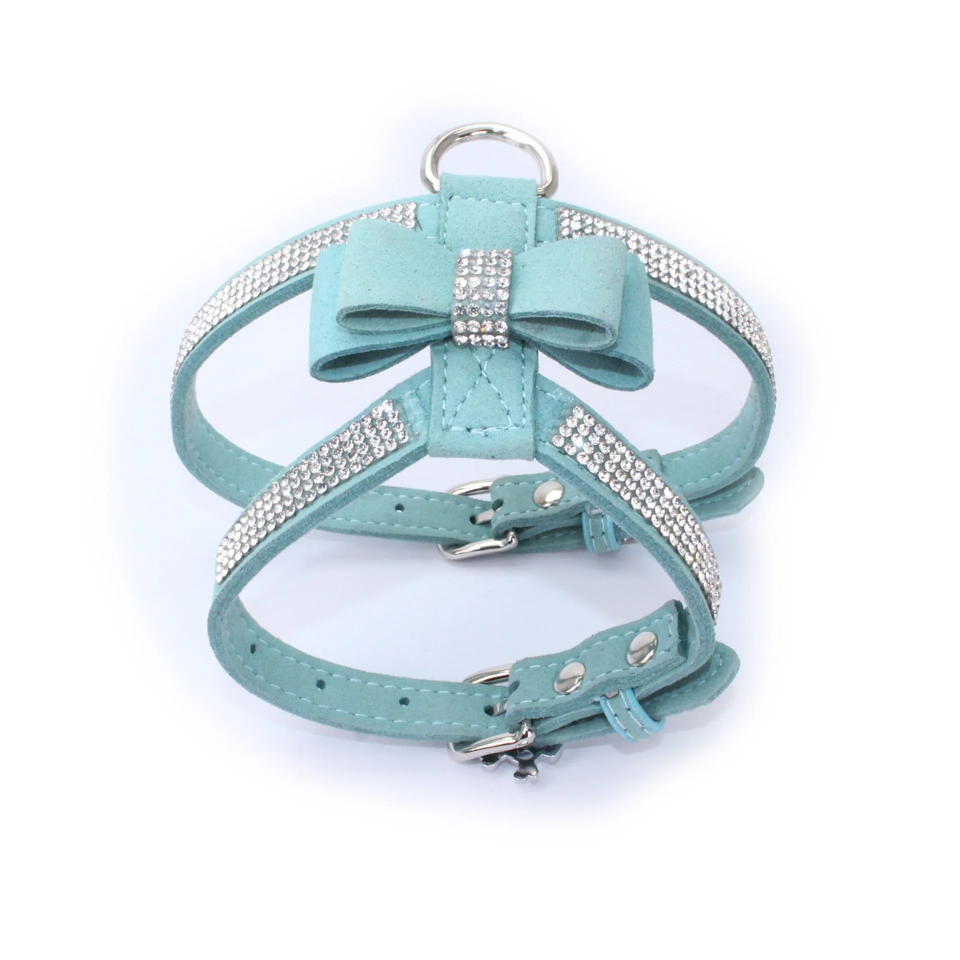 Reflective French Bulldog Rhinestone Harness