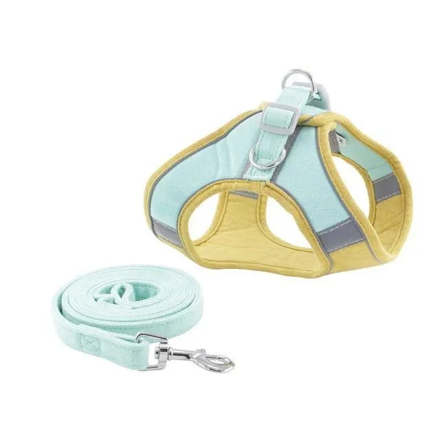 Reflective Leash With Dog Harness