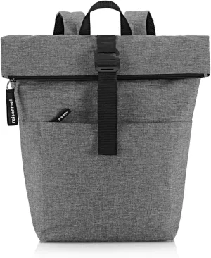 Reisenthel EK7052 ROLLTOP BACKPACK TWIST SILVER Gym Bag Women's TWIST SILVER Size Unica, Twist Silver, One Size, Sport