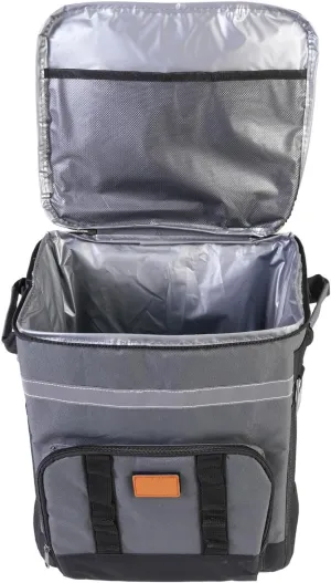 Rolling Cooler, 35L Leakproof Insulated Soft Cooler Bag with Wheels and Handle, Large Capacity Collapsible Wheeled Cooler, Suitable for Beach, Picnic, Shopping, Travel, Patio