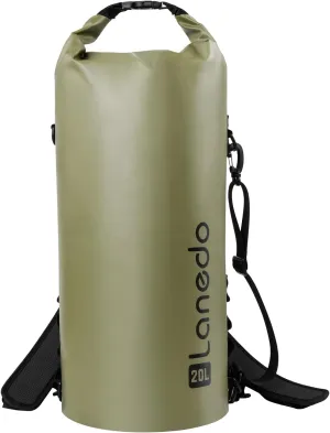Round Barrel Collapsible Backpack Cooler, Waterproof Hands Free Cooler Bag, 24 Hours Cooling, Soft Sided Cooler, Portable Lightweight Travel Camping Beach Lunch Backpack for Men and Women