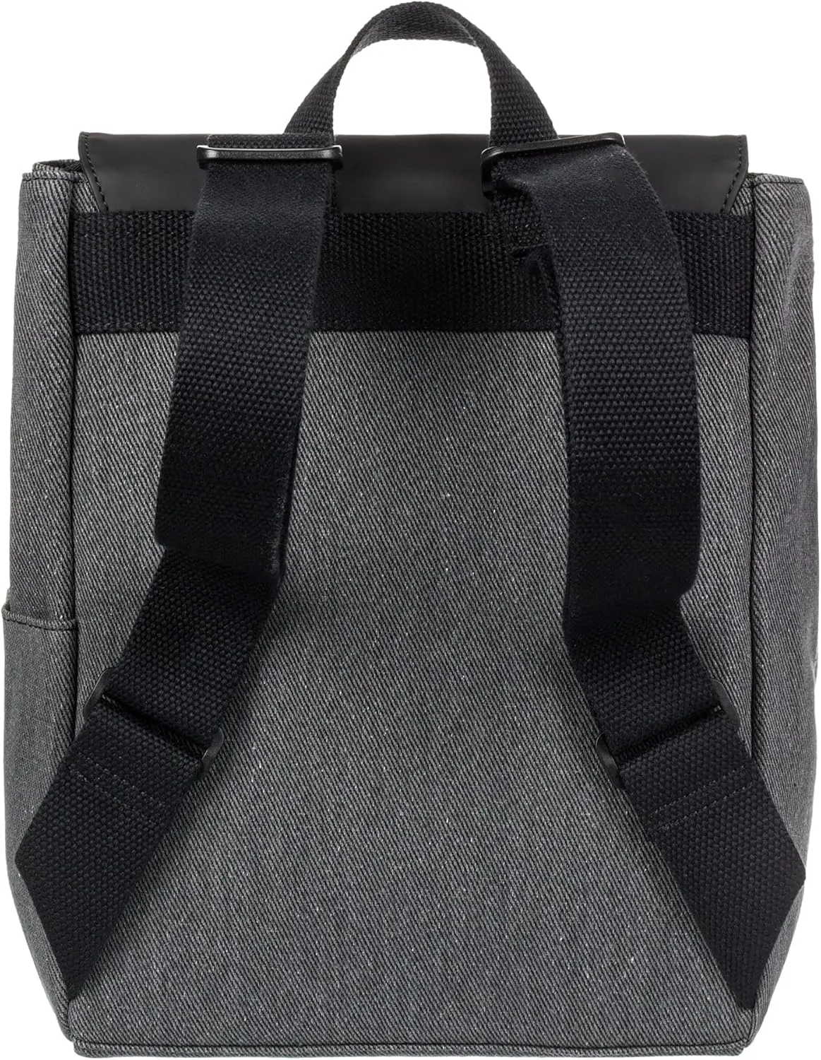 Roxy Women's Fashionable 7L Melting Spot Small Backpack Bag w/Adjustable Straps and Flap Closure, Anthracite
