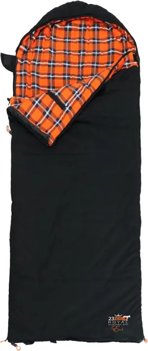 Royal Cotton Canvas Sleeping Bag, 3 Season, Earl 36x78, Duke 44x78, Queen 62x78