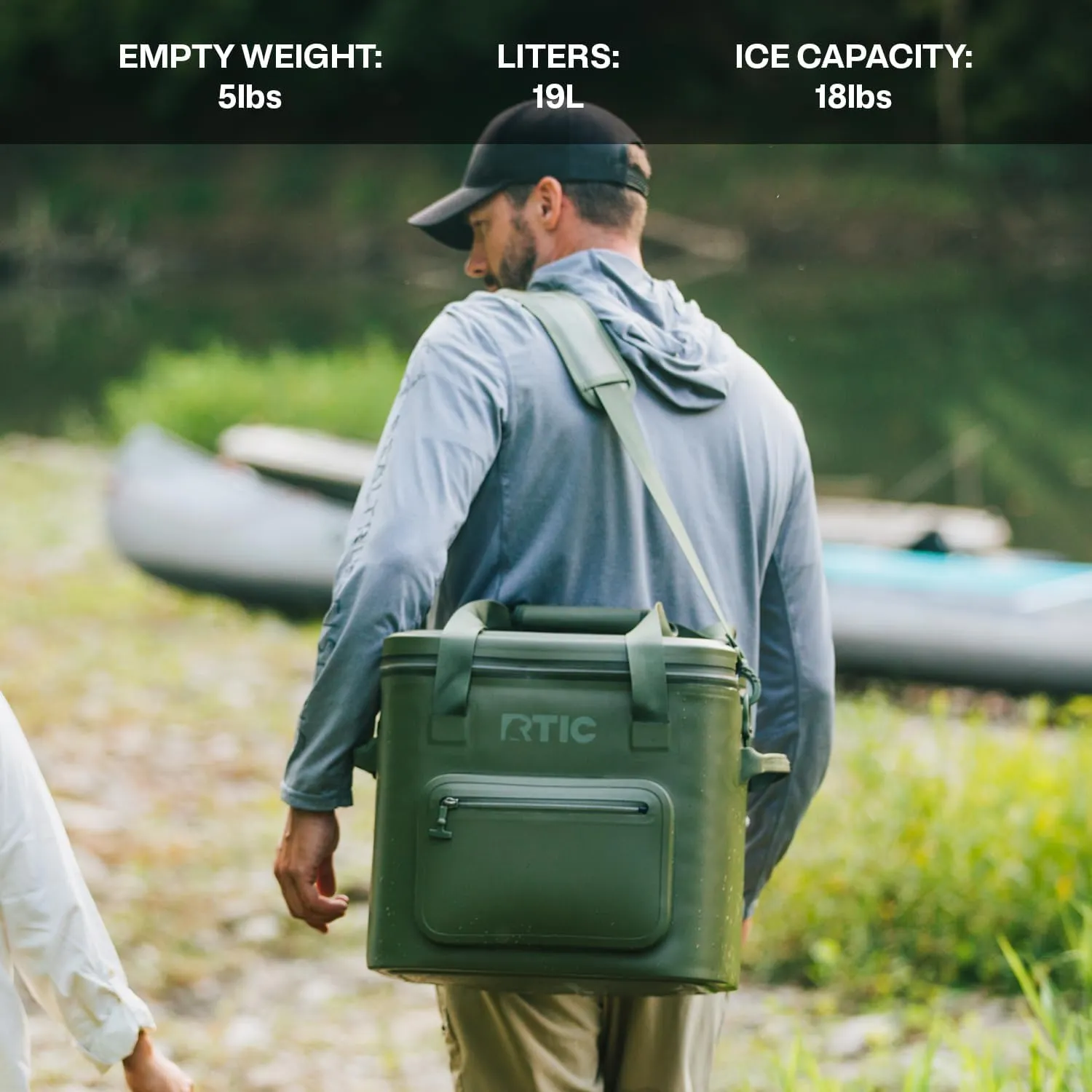 RTIC 30 Can Ultra-Tough Soft Cooler Pro, Insulated, Waterproof, Leak Proof, Portable Floating Bag for Beverage, Drink, Lunch, Outdoor, Beach, Car,Camping, Picnic, Fishing, Boat