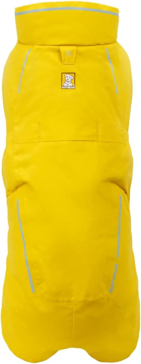Ruffwear, Vert Dog Winter Jacket, Waterproof & Insulated Coat for Cold Weather, Mineral Yellow, Medium