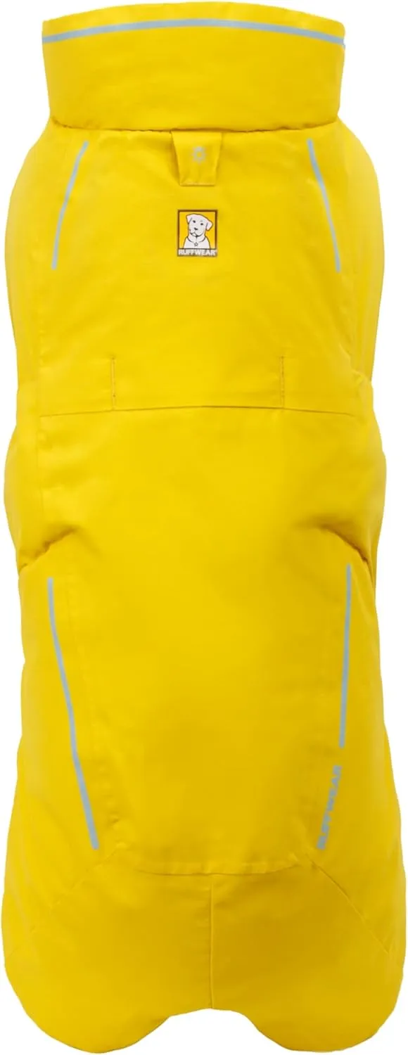 Ruffwear, Vert Dog Winter Jacket, Waterproof & Insulated Coat for Cold Weather, Mineral Yellow, Medium