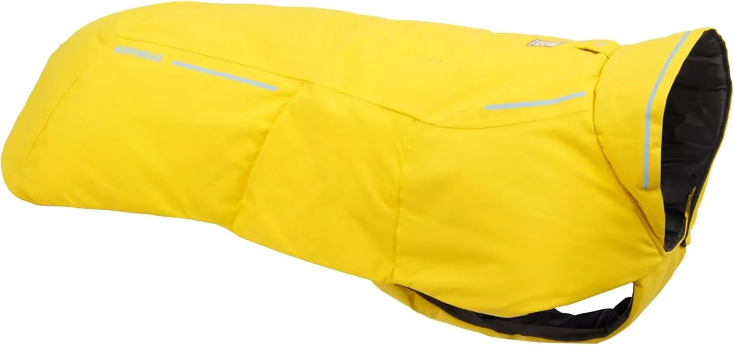 Ruffwear, Vert Dog Winter Jacket, Waterproof & Insulated Coat for Cold Weather, Mineral Yellow, Medium