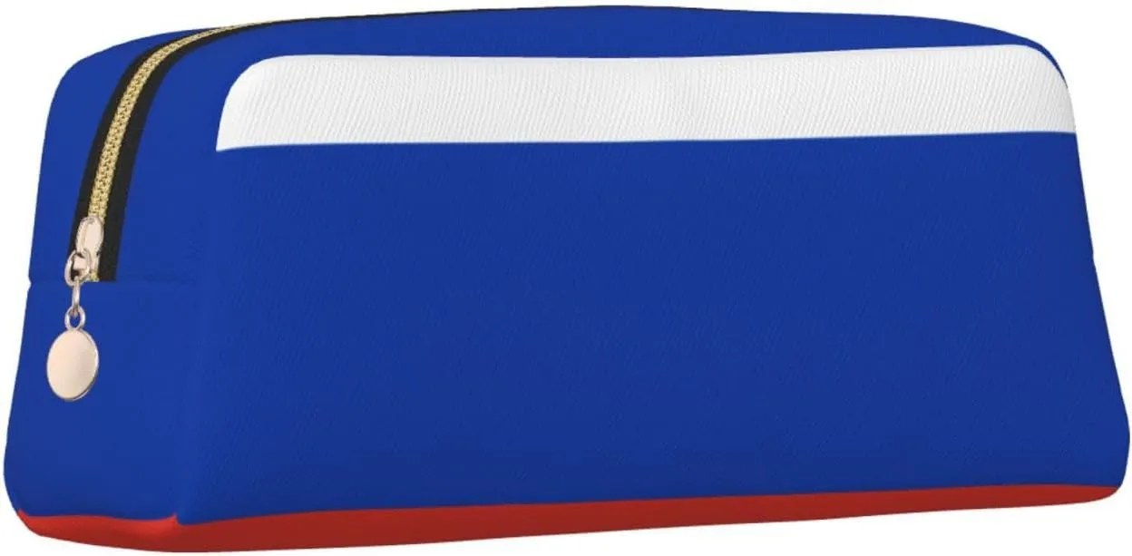 Russian flag Print Versatile Storage Pouch Makeup Bag Travel Office Small Items Organizer Bag