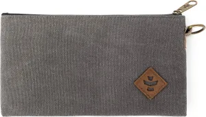 RV90010 Broker Zippered, Ash Money Bag