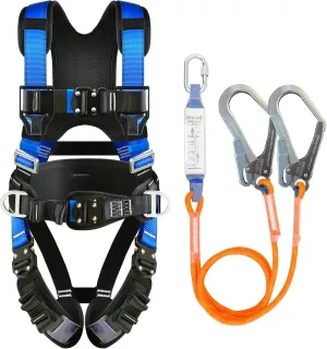 safety harness fall protection harness roofing harness construction harness construction harness fall protection safety harness lanyard arnes de seguridad para construccion ANSI/ASSP Compliant