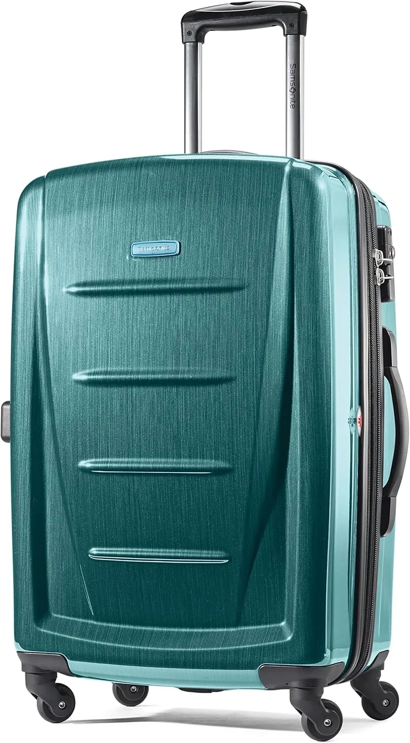 Samsonite Winfield 2 Hardside Luggage with Spinner Wheels, 2-Piece Set (20/28), Cactus Green