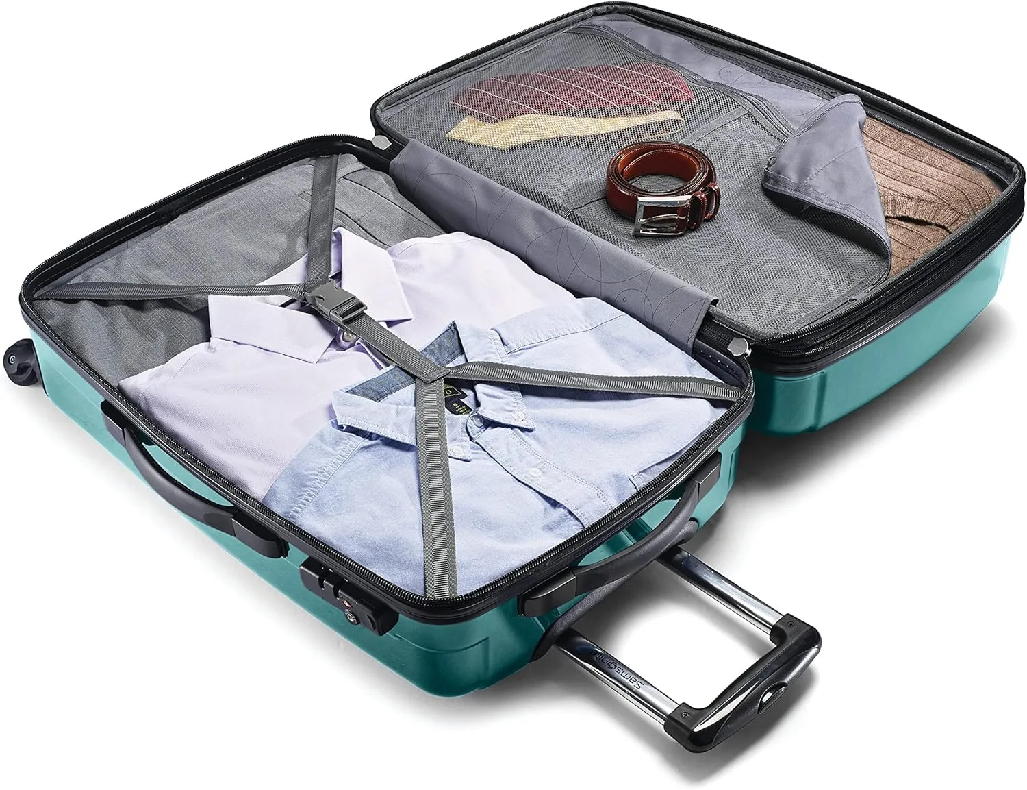 Samsonite Winfield 2 Hardside Luggage with Spinner Wheels, 2-Piece Set (20/28), Cactus Green
