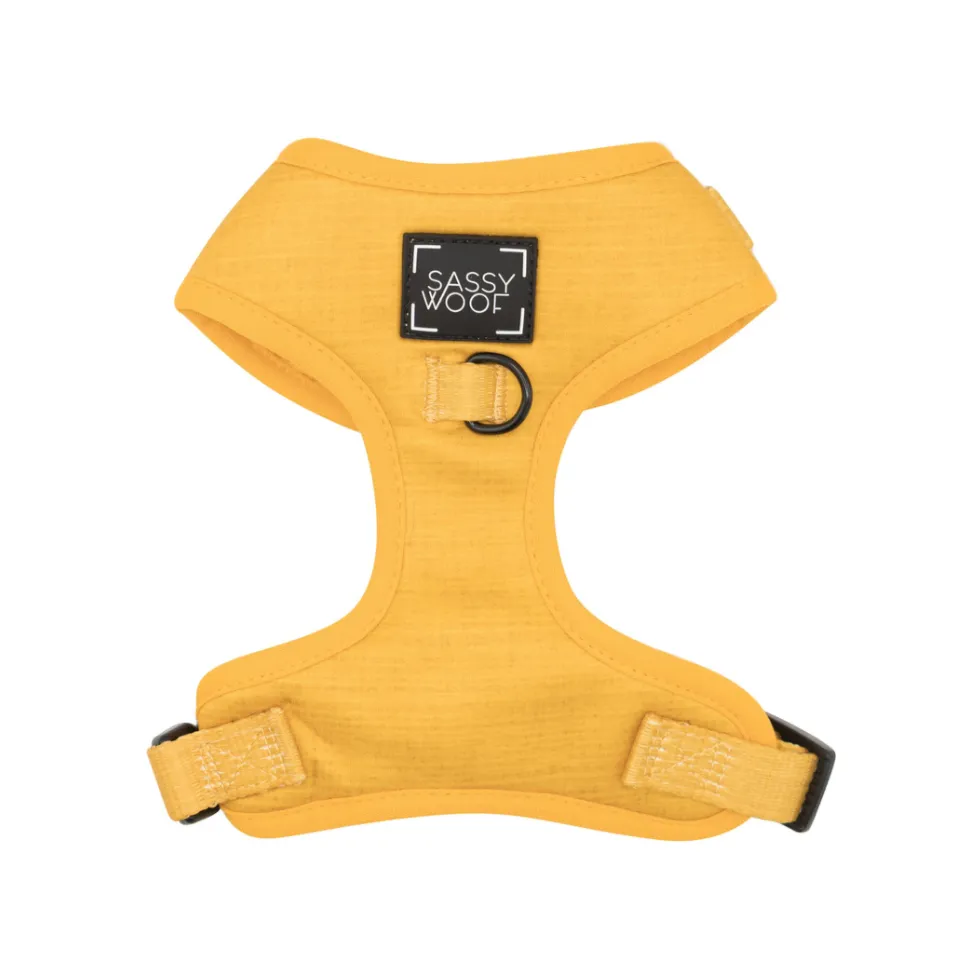 Sassy Woof Adjustable Harness - Sunflower Fields