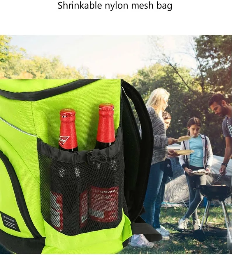 SCOSAO Cooler Backpack 36 Cans, Leak-Proof Insulated Backpack 30L Large Capacity, Double Deck Cooler Bag Up to 12 Hours,Soft Lightweight Lunch Backpack for Men Women Work Beach Camping Picnic