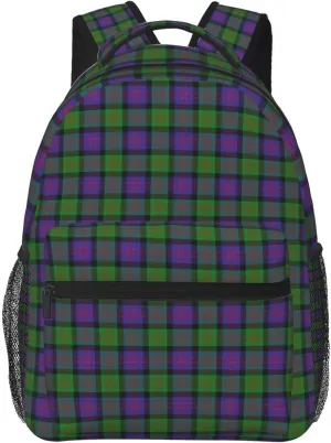 Scottish Clan Macdonald Donald Tartan Plaid Waterproof Backbag, Compact Sports Bag- Durable Unisex Backpack For Cycling, Gym & Beach