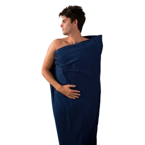 Sea To Summit Premium Cotton Travel Liner Navy Blue Rectangular Size