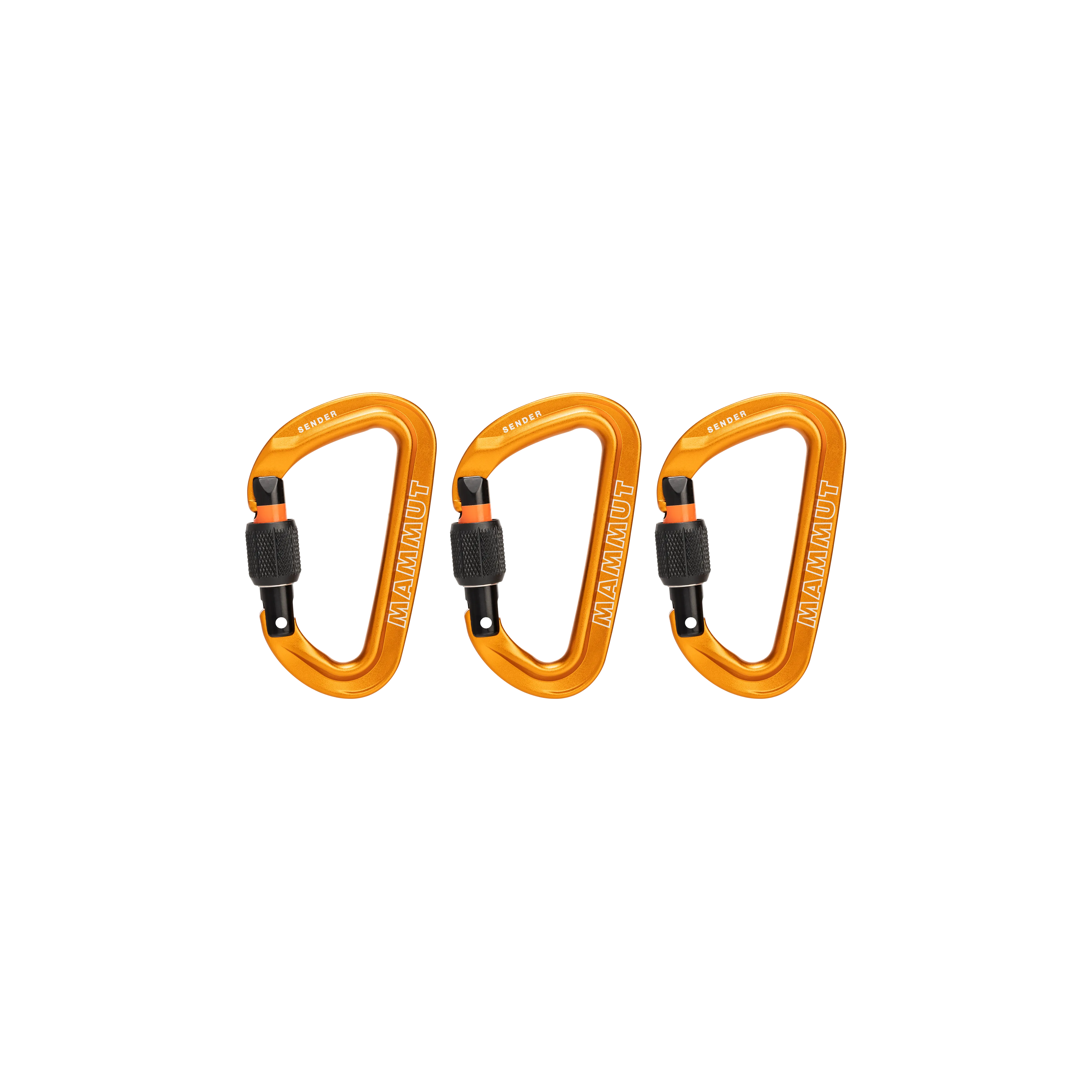 Sender Screwgate Carabiner 3 Pack
