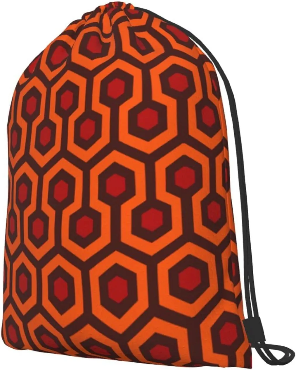 Shining Overlook String Drawstring Backpack Cinch Bag Polyester Sackpack For Beach Picnic Outing