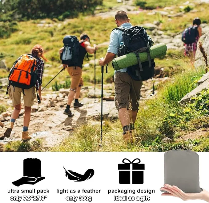 Sleeping Bag Liner,Travel Sheet & Adult Sleep Sack, Camping Sheets Travel Sleep Sack for Backpacking,Hotels & Hostels -Lightweight Single &Double Travel Sheet Camping Sheets