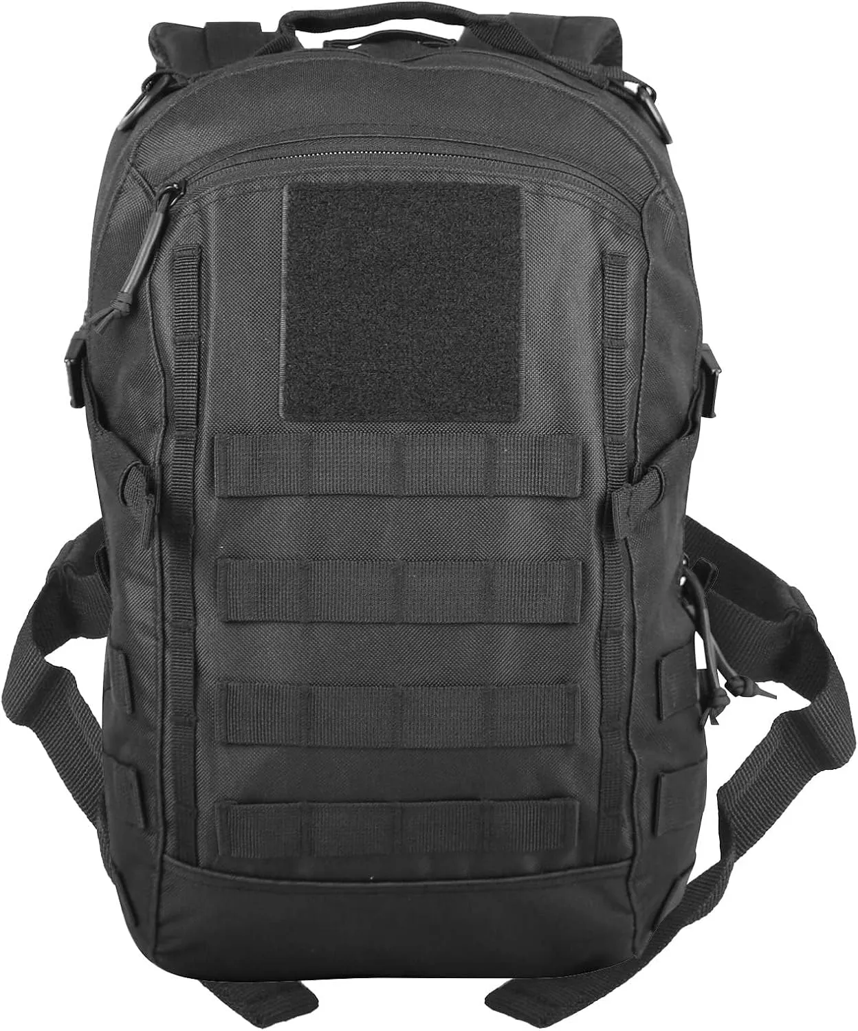 Small Tactical Backpack 12L Molle Bag Rucksack Army Daypack Military Daypack for Outdoor,Hiking (Black)