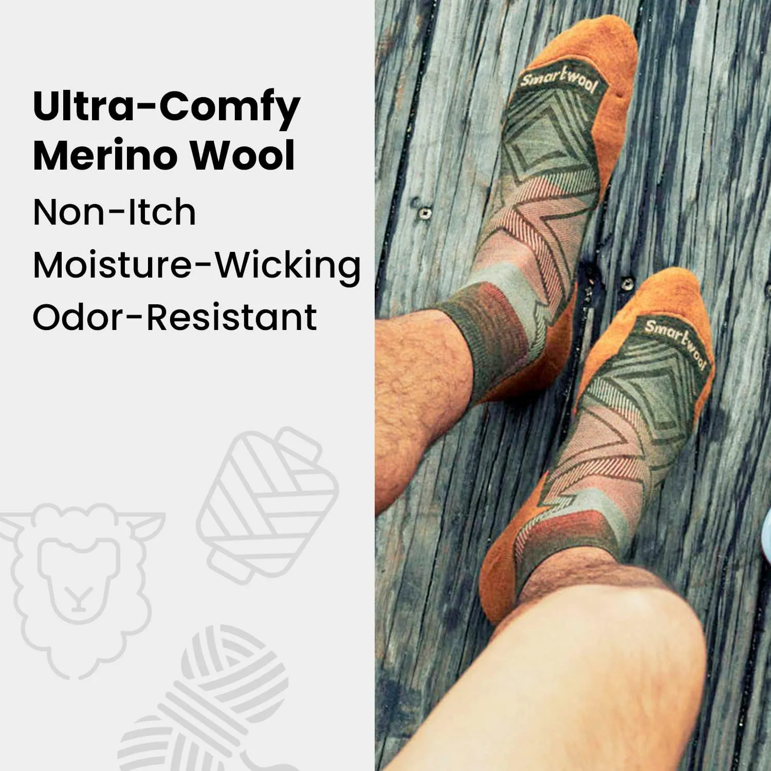Smartwool Men's Bike Zero Cushion Crew Socks