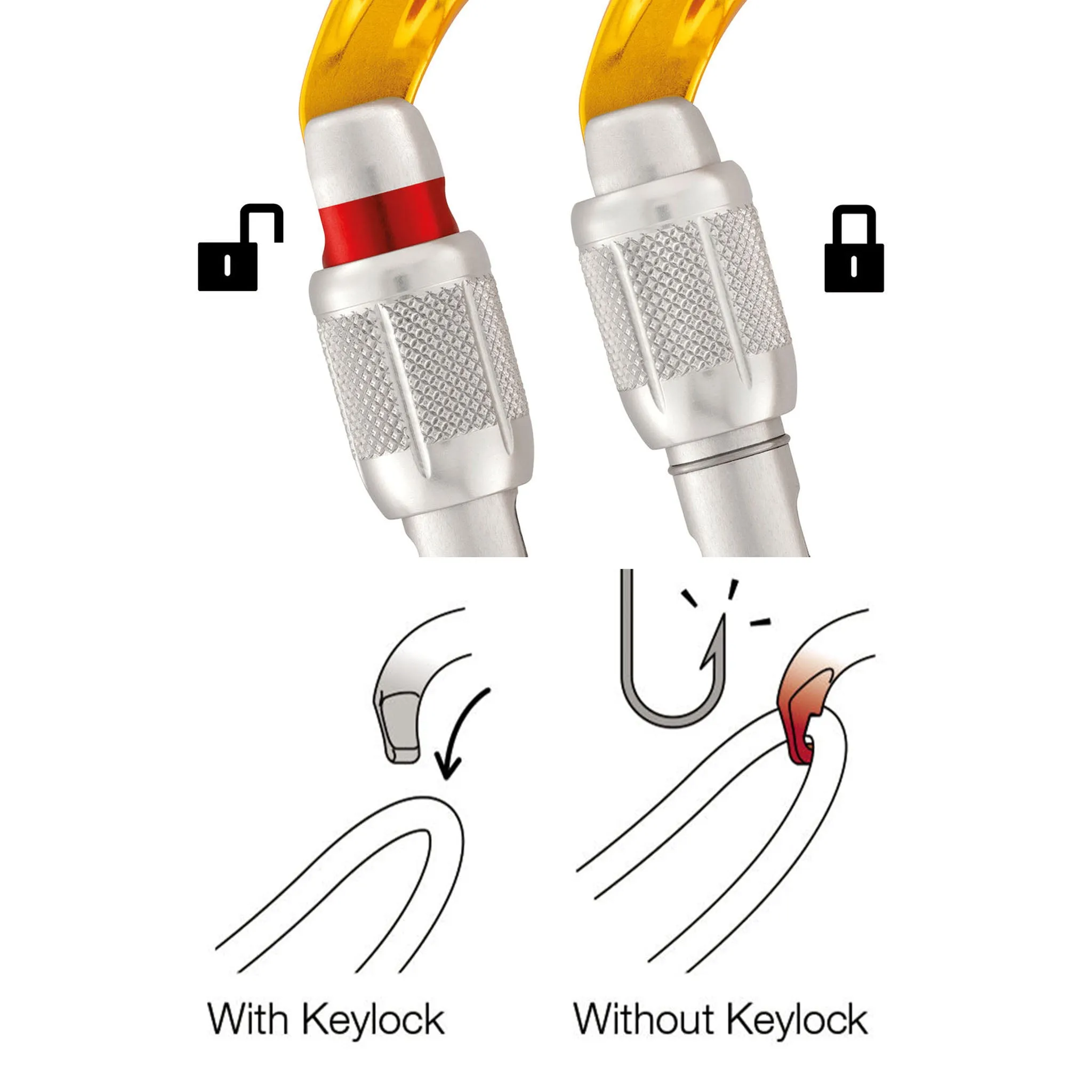 Sm'D Screw-Lock Carabiner