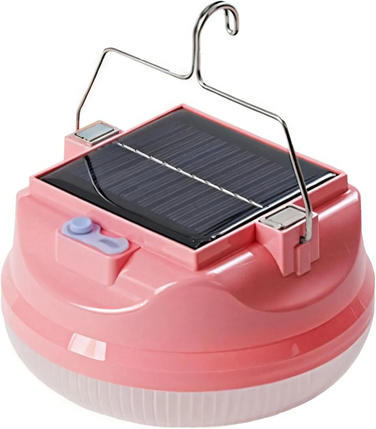 Solar Camping Lamp with High Capacity Rechargeable 6000Mah Battery, Touch Switch, Abs Build, Ideal for Outdoors & Emergency Situations