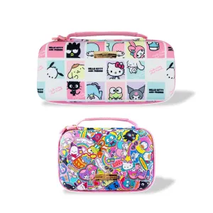 Sonix x Sanrio Nintendo Switch 2 (2025) Carrying Case (Hello Kitty and Friends Grid)   NS GameCard Case (Hello Kitty and Friends Stickers)