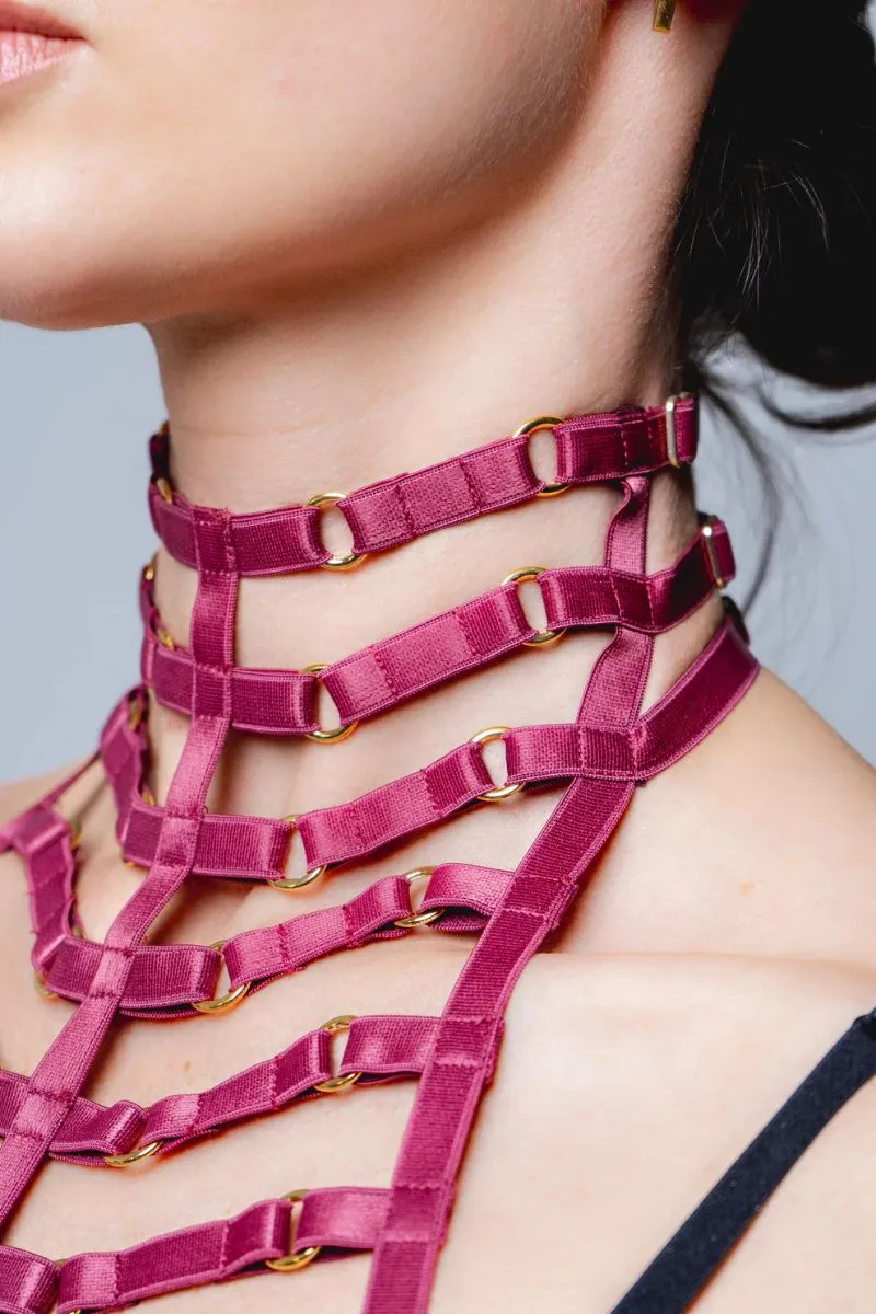 Sorte NYX Top Harness - Burgundy