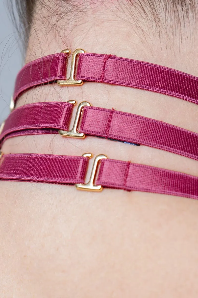 Sorte NYX Top Harness - Burgundy