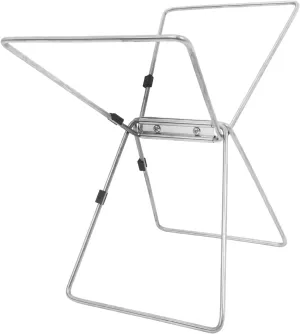Sosoport Stable Suitcase Stand Camping Luggage Rack Portable Stainless Steel Cooler Stand Foldable Design