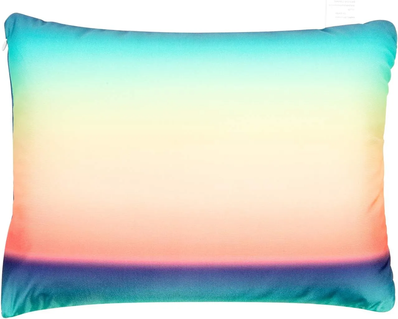 Squishy Neck Microbead Throw Pillow with Removable Cover, 16 and 12Inches Soft Travel Body Bed Pillow Bead Pillow for Kids Adult Chair Sleeping Car Seat (Spectrum)