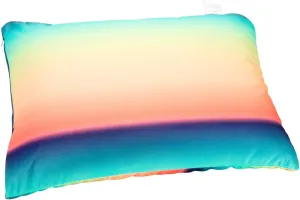 Squishy Neck Microbead Throw Pillow with Removable Cover, 16 and 12Inches Soft Travel Body Bed Pillow Bead Pillow for Kids Adult Chair Sleeping Car Seat (Spectrum)