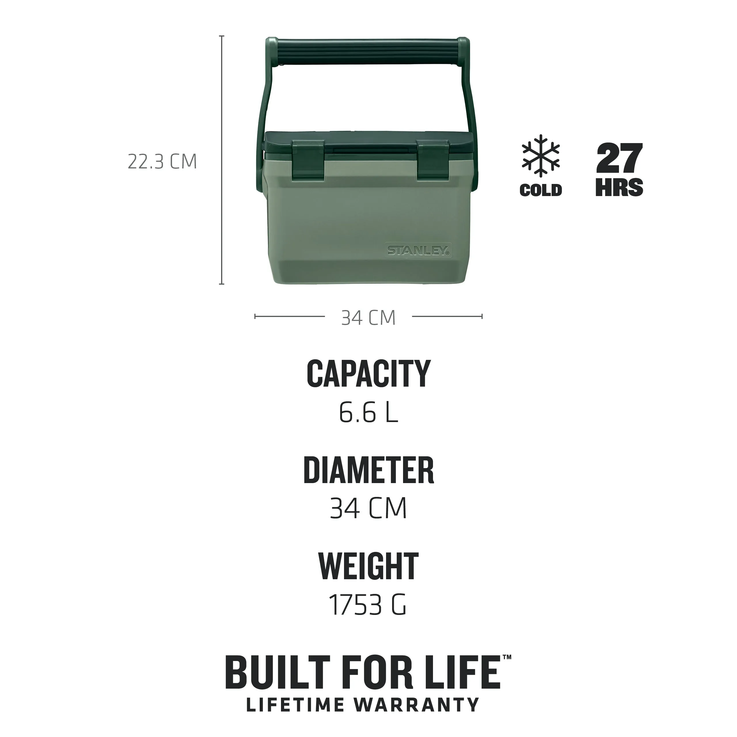 Stanley The Easy Carry Outdoor Cooler 6.6 Litre