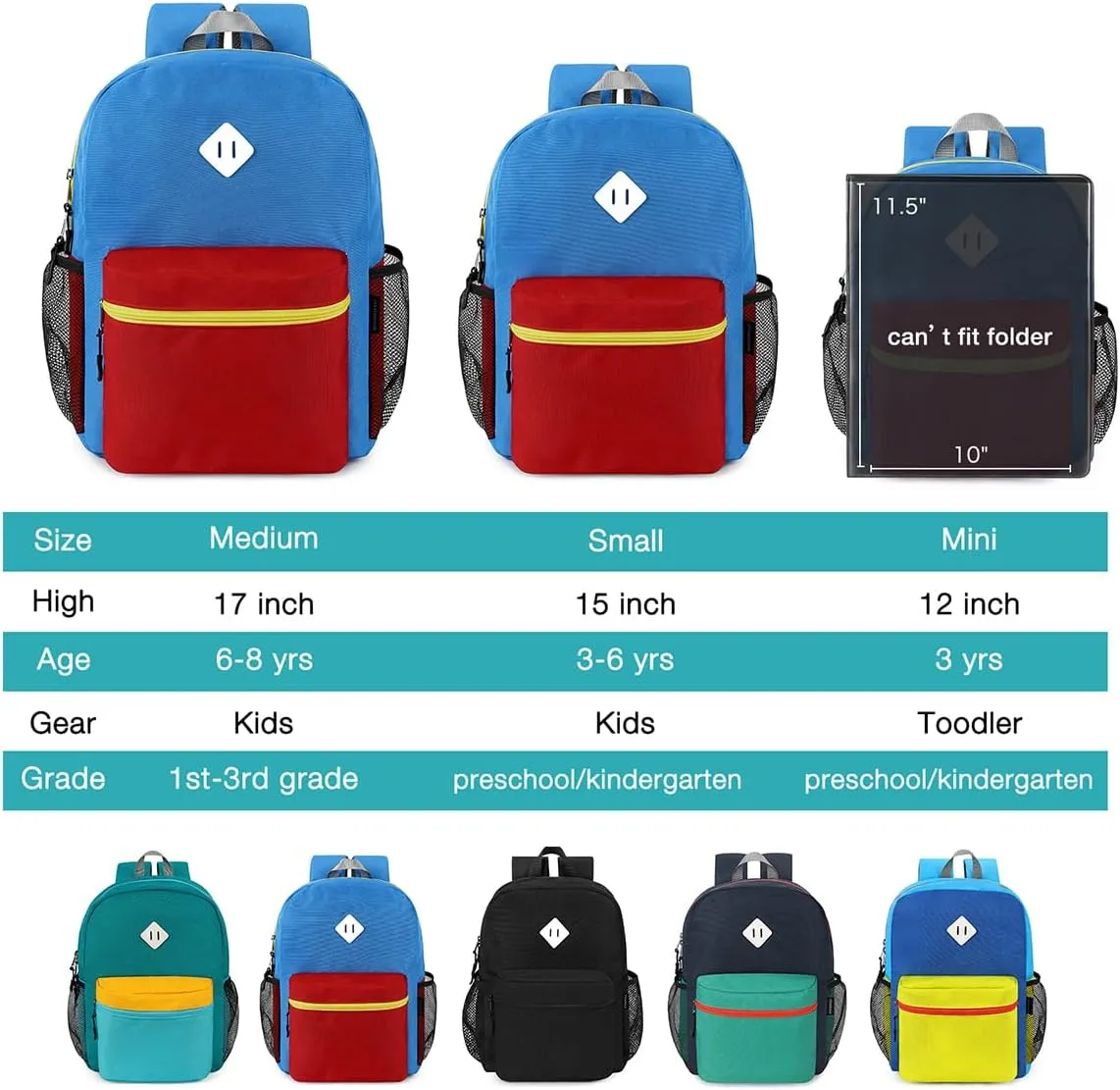 STEAMEDBUN Kids Backpack for Boys,Kindergarten Backpack for Toddler Boys Age 3-6