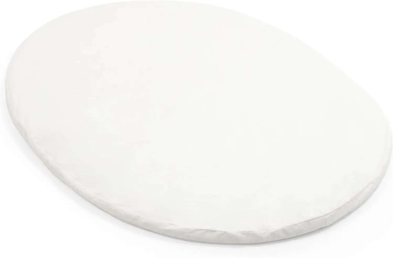 Stokke Sleepi Mini Fitted Sheet V3, White - Compatible with Sleepi Mini Mattress V3-100% Fine Cotton Percale - Washable