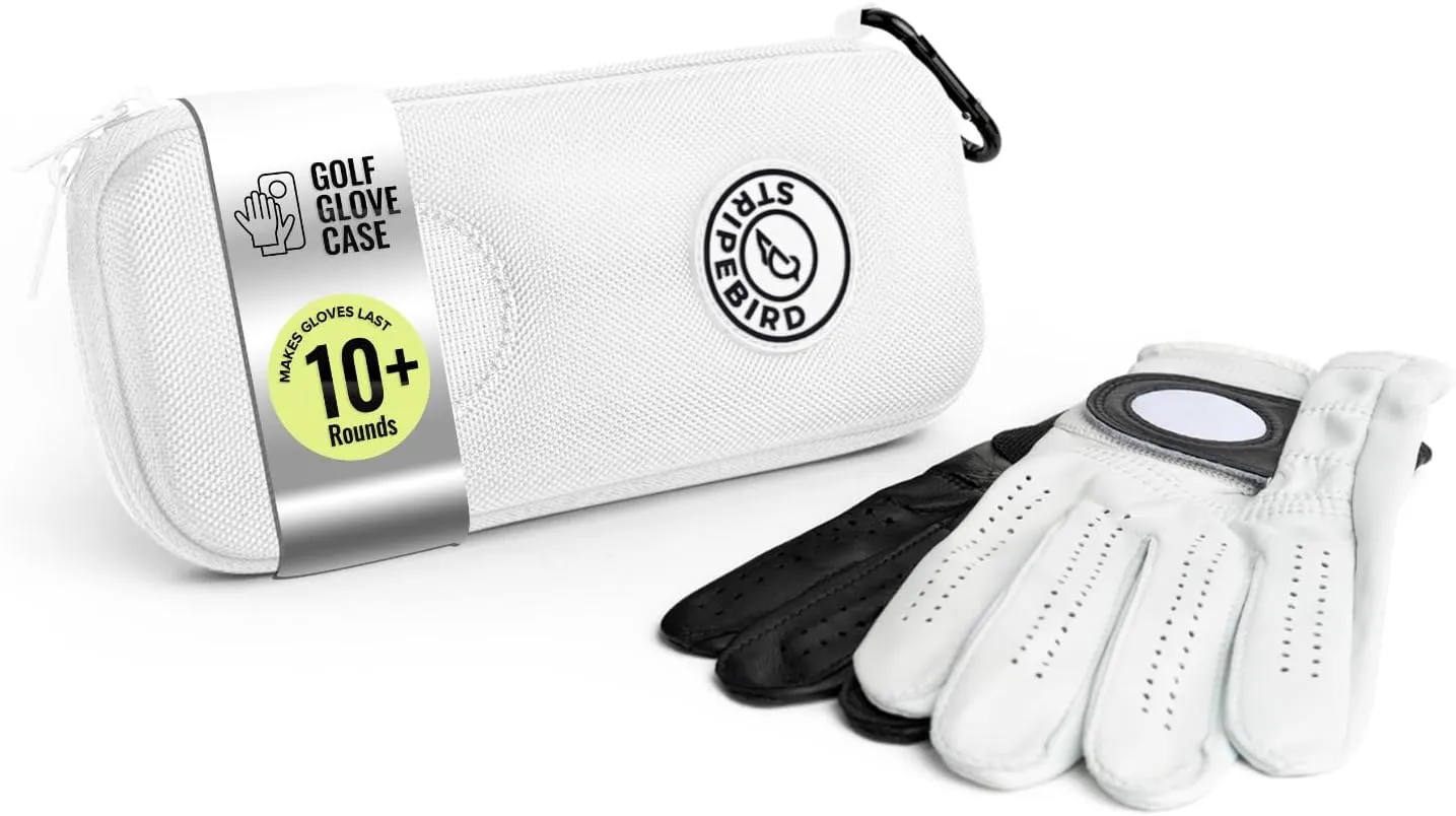 Stripebird - Original Performance Golf Glove Holder - Protect and Keep Gloves Dry - Moisture Free Storage Organizer Case