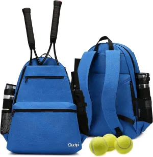 Sucipi Tennis Bag Professional Tennis Backpack for Men and Women Racket Bags Holds 2 Rackets with Ventilated Shoe Compartment