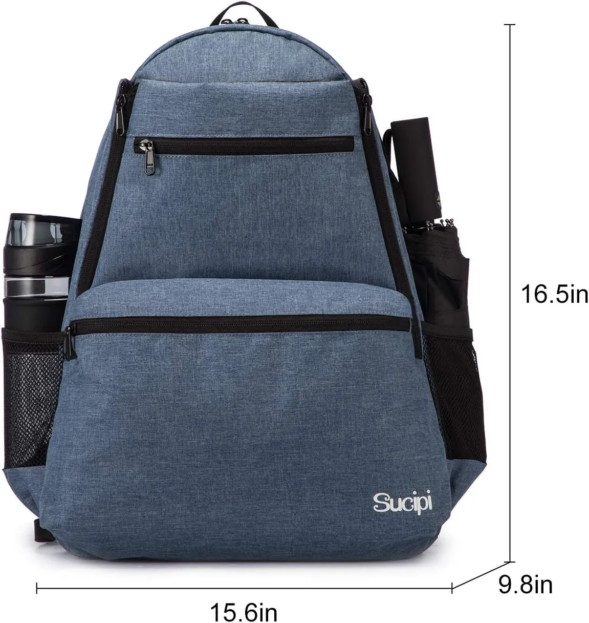 Sucipi Tennis Bag Professional Tennis Backpack for Men and Women Racket Bags Holds 2 Rackets with Ventilated Shoe Compartment