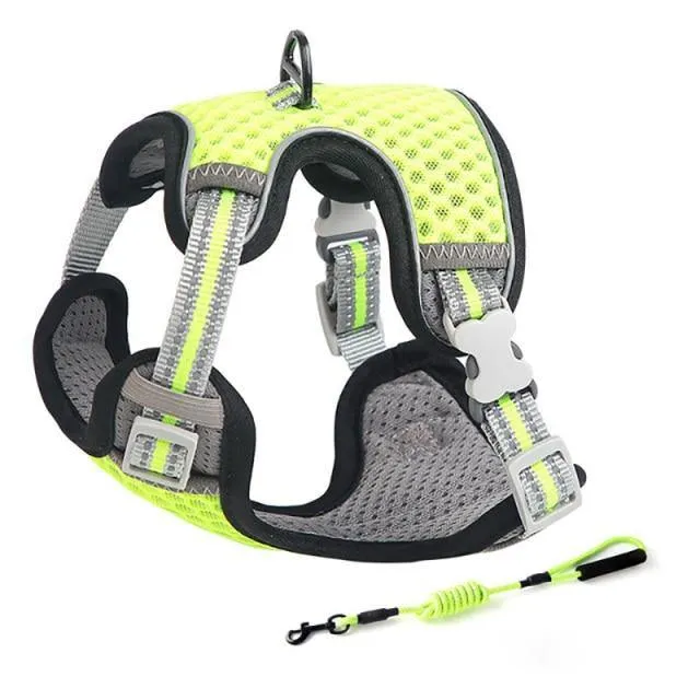 Summer Breathable Reflective Dog Harness