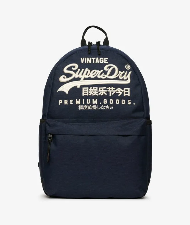 Superdry Heritage Montana Backpack - Eclipse Navy Marl