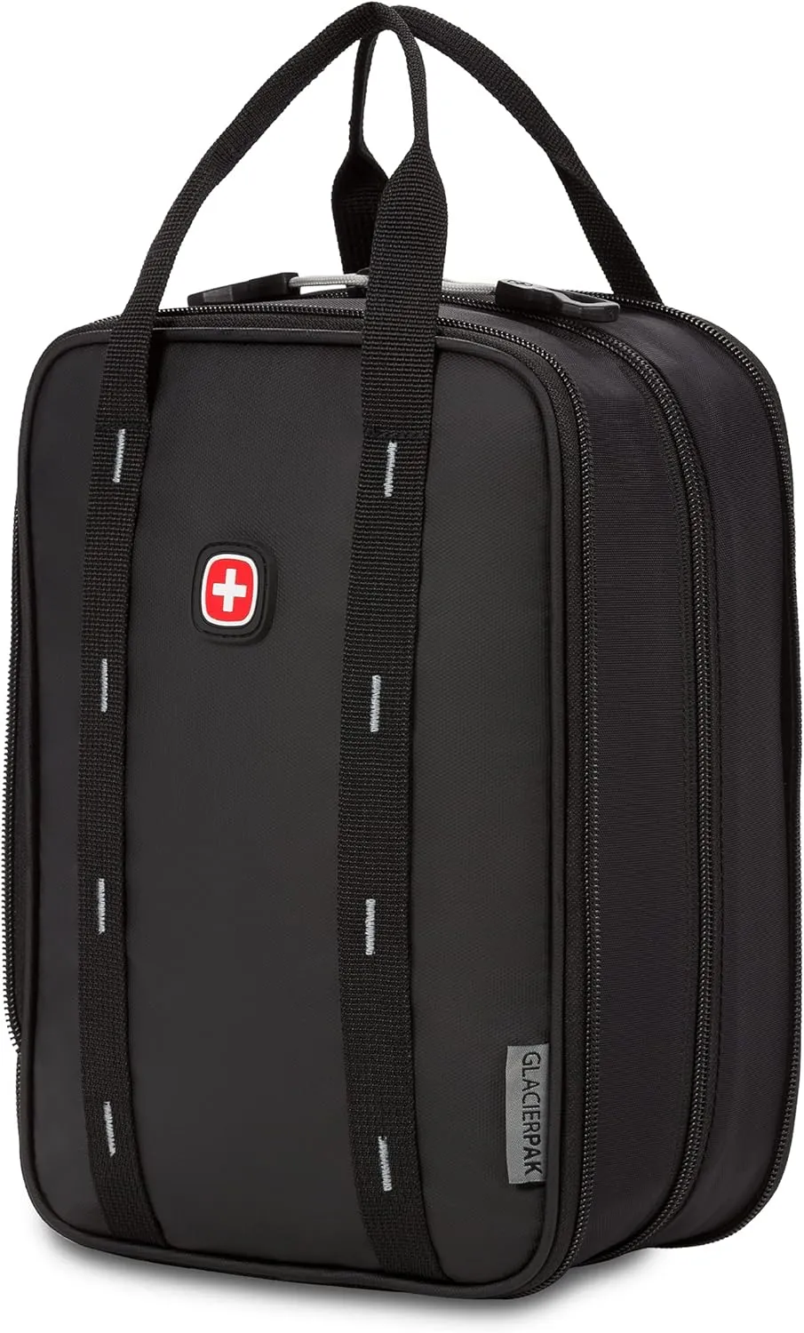 SwissGear Insulated Lunch Bag, Black/Red, One Size