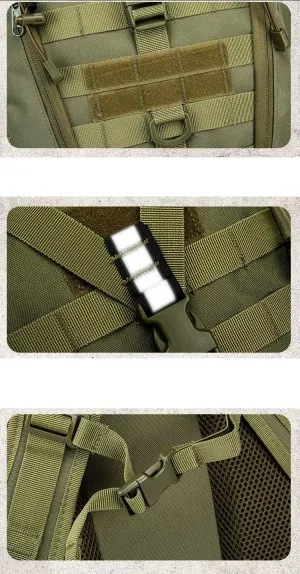 Tactical Backpack Military Molle Hiking Outdoor sports bag trekking mountaineering casual tactical khaki